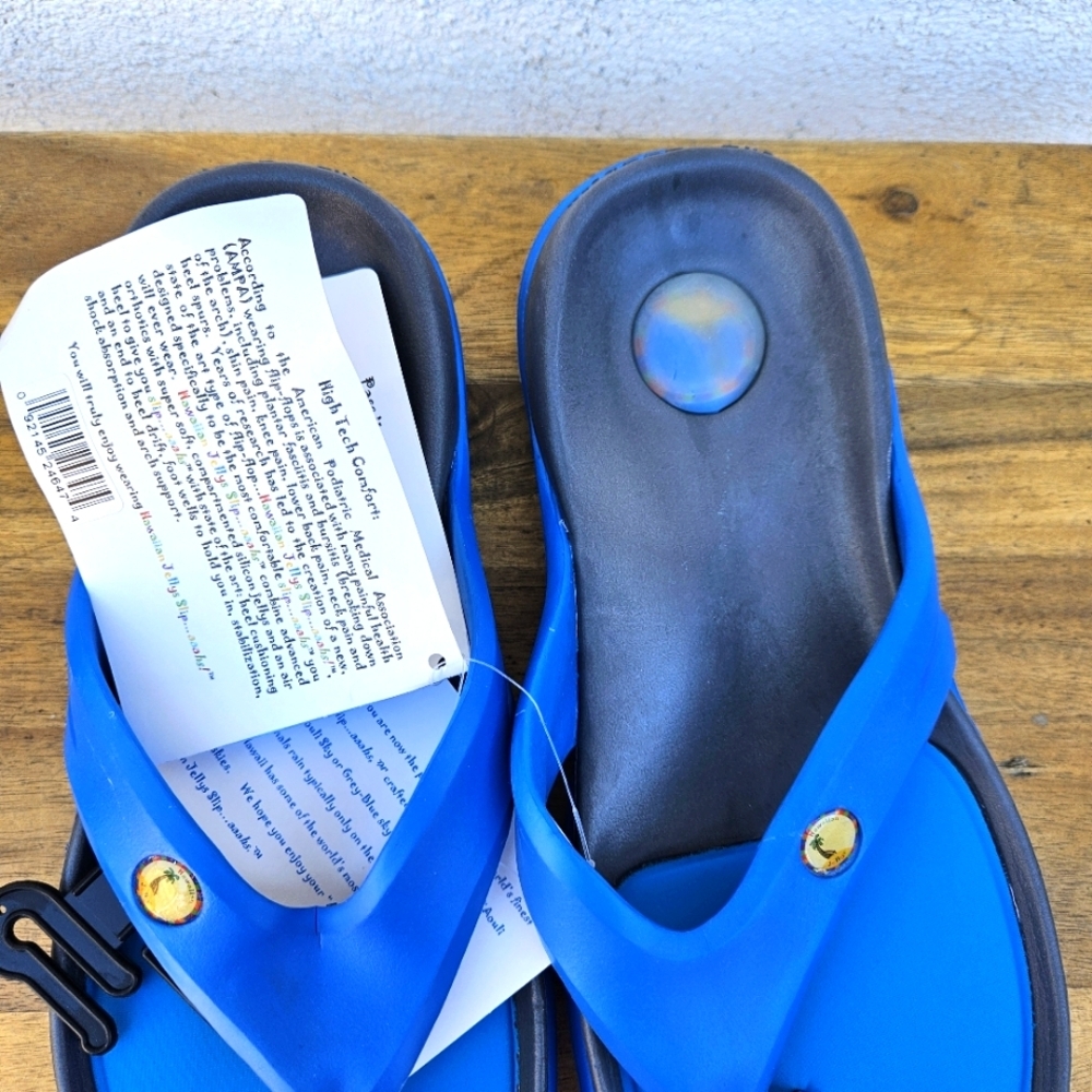 Hawaiian Jellys Ultra Comfort Aouli Sry  Unisex  Sandals Men's Size 8 - Picture 13 of 16